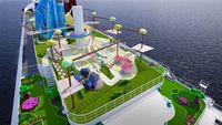Balkon kapal pesiar Cartoon Network