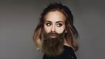 Lucu! Penampilan Seleb Cantik dengan Kumis dan Jenggot