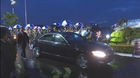 Jokowi meninggalkan Bandara Halim Perdanakusuma