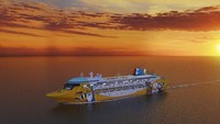 Kapal pesiar Cartoon Network akan didominasi oleh gambar Jake the Dog. Inilah bintang dari Adventure Time ayang akan bertebaran gambarnya di sekitar restoran dan bar. Di luar ruangan ada taman petualangan tali Young Tooniverse (Dok CNN Travel)