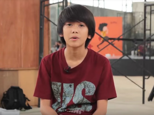 Semasa kecilnya, Iqbaal Ramadhan sukses dengan grup vokal Coboy Junior bersama Kiki, Aldi dan Bastian.  Foto: dok. Youtube