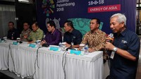 JK menyebut MOC bisa mengontrol tiga wilayah tempat venue Asian Games tersebar. Yakni, di Jakarta, Palembang, dan Jawa Barat. Dok. Inasgoc.