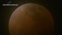 Foto: Blood moon di Pasuruan (Dok. LAPAN)