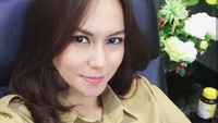Wanita berusia 39 tahun ini belakangan dikabarkan menjabat sebagai Kepala Dinas Pariwisata Kota Bitung. (Foto: Instagram/victorinelengkong) 