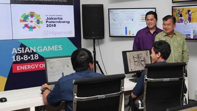 Asian Games 2018 Dikendalikan dan Dimonitor Dari Senayan