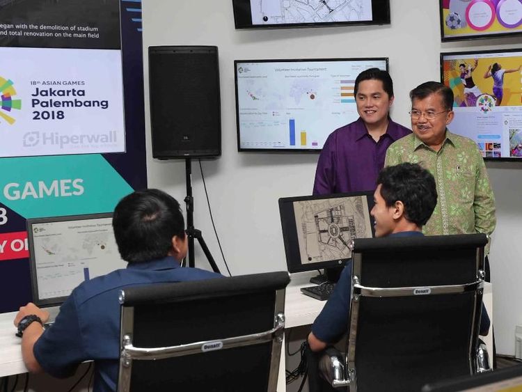 Asian Games 2018 Dikendalikan dan Dimonitor Dari Senayan