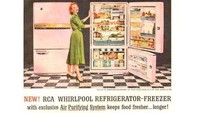 Kulkas sekaligus freezer pertama kali diperkenalkan pada tahun 1940-an dan menjadi sangat booming di tahun 1960-an. Saat itu lemari pendingin ini berukuran besar dengan bentuk ujungnya melengkung. Foto: Istimewa