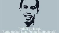 Yang ini petuah bagi penggemar Dilan yang masih kuliah. Ingat! Jangan ditiru!(iwankapit/Instagram)