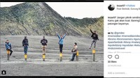 Meme Dilan yang kedua ini malah tambah kocak. Traveler disarankan agar tidak traveling sendirian agar tidak berat di ongkos (tezar07/Instagram) 