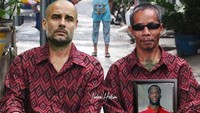 Kocak nih, Romelu Lukaku seolah tutup usia. Foto: Instagram/indrahakim