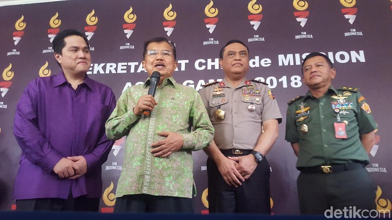 Wapres JK Targetkan Indonesia Raih 16 Emas di Asian Games 2018 Wapres JK Targetkan Indonesia Raih 16 Emas di Asian Games 2018