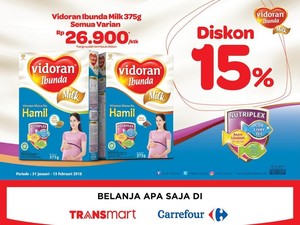 Tambah Kalsium Calon Ibu dengan Promo Susu Hamil di Transmart