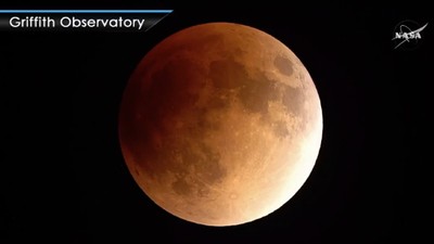 Blood Moon! Potret Bulan Kemerahan Hasil Pantauan NASA