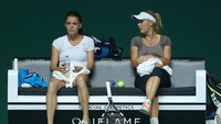 Satu sahabat Wozniacki lagi adalah Agniezka Radwanszka. (Clive Brunskill/Getty Images)