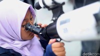 Warga memadati area Taman Ismail Marzuki, Jakarta, Rabu (31/1/2018).