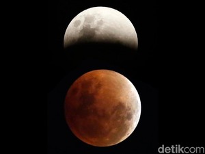 Gerhana Bulan Total Petang Ini, Catat Waktu Persisnya!