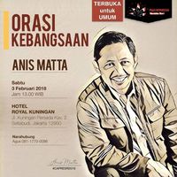 Jadi Kandidat Capres PKS, Anis Matta akan Orasi Kebangsaan