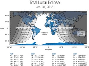 Turis di Aneka Negara Ini Bisa Liburan Sambil Lihat Super Blue Blood Moon