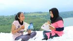 Foto: Berfoto dengan Awan di Semarang