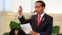 Jokowi membuka Raker Kemendag di Istana Negara, Jakarta, Rabu (31/1/2018).
