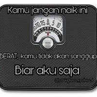 Buat yang pengen langsing tapi nggak pernah sukses. Melihat angka ditimbangan memang berat.  Foto: Instagram