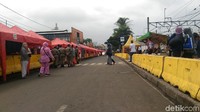 Penampakan Jalan Jatibaru Raya tanpa dilintasi oleh Tanah Abang Explorer.