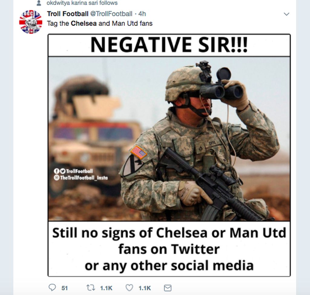 Deretan Meme Lucu Kekalahan Chelsea Dan Mu