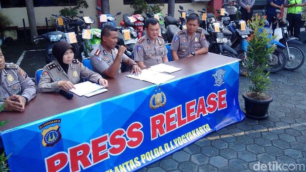 Puluhan Motor Hasil Razia Tak Diambil Pemiliknya di Yogya