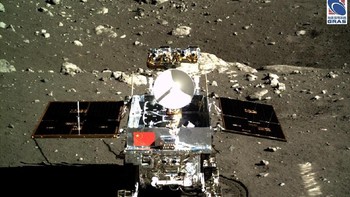 Yutu merupakan sebuah rover yang menjadi bagian dari misi Change 3 ke Bulan. (Foto: Internet)