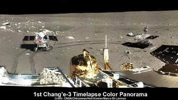 Yutu direncanakan untuk menjelajahi satelit alami Bumi dengan jangkauan 3 kilometer persegi selama tiga bulan. (Foto: Internet)