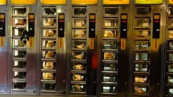 Kalau ini vending machine di Belanda yang menjual beragam makanan serba ada di Belanda. Foto: istimewa