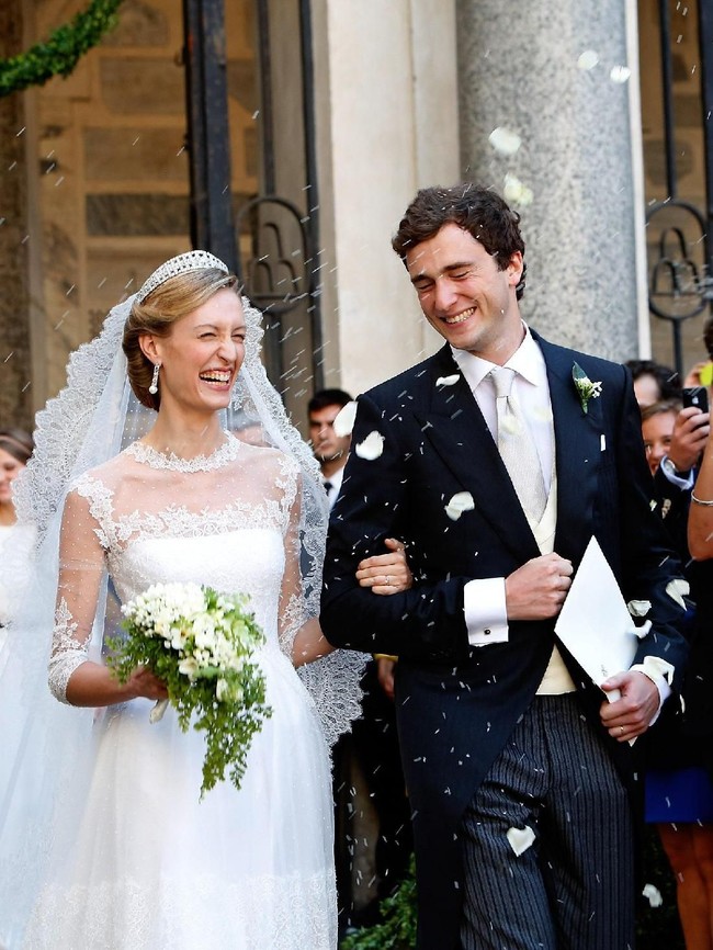 Sang tunangan merupakan jurnalis asal Italia yang cerdas dan cantik.  Foto: Getty Images