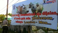 Saat permianan Pokemon Go populer, Ditlantas Polres Aceh Besar juga mengimbau agar tak bermain game saat berkendara. Istimewa/Ditlantas Polda Aceh.