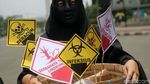 Aksi Tuntut Pemulihan Lahan Lakardowo Jatim
