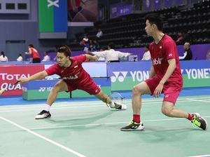 Kevin/Marcus Tiba di Perempatfinal, Fitriani dan Tommy Kandas
