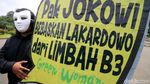 Aksi Tuntut Pemulihan Lahan Lakardowo Jatim