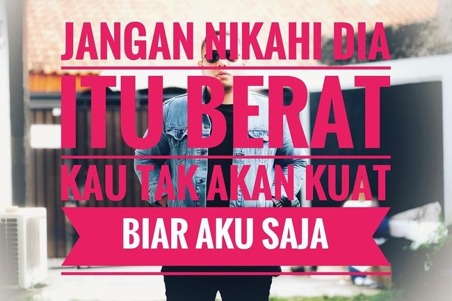 Tipe-tipe pria yang mau nikung. Foto: Instagram