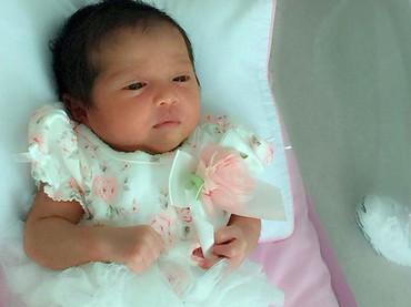 Imutnya Baby Kylie, Buah Cinta Andi Soraya dan Andi Ali