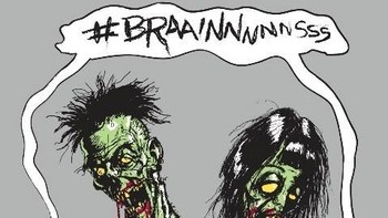 Kita pun seperti zombie alias mayat berjalan. (Foto: Internet)