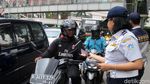Dishub Sosialisasikan Jalur Khusus Motor di Thamrin