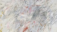 Cy Twombly kembali masuk dengan karyanya dari tahun 60-an bertajuk Leda and the Swan. Lukisan tersebut berhasil terjual dengan harga RP 755 miliar. (Dok. MoMa.org)