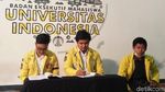 Foto: Zaadit Taqwa, Ketua BEM UI Pemberi Kartu Kuning ke Jokowi
