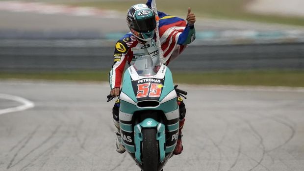 Hafizh Syahrin menjadi pebalap asal Malaysia pertama yang ikut balap MotoGP.