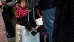 Foto: Begini Kalau Penduduk China Mudik Imlek Bersama