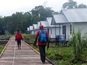 Buka Akses ke Asmat, Jokowi Bangun 2 Ruas Jalan Trans Papua