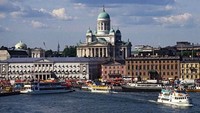 St. Petersburg, Russia, memiliki pelabuhan di Sungai Neva, perairan Baltik, yang menyuguhkan keindahan bangunan-bangunan bersejarah. Istimewa/Express.