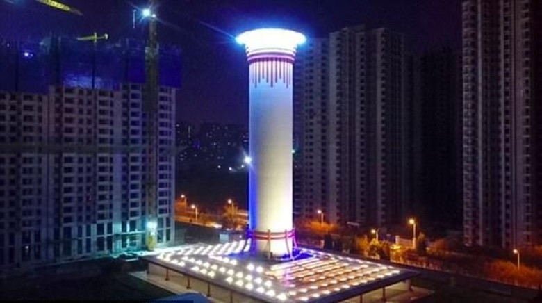 Foto: Pembersih udara terbesar di dunia akan dibangun di China (huanqiu.com) Foto: Pembersih udara terbesar di dunia akan dibangun di China (huanqiu.com)
