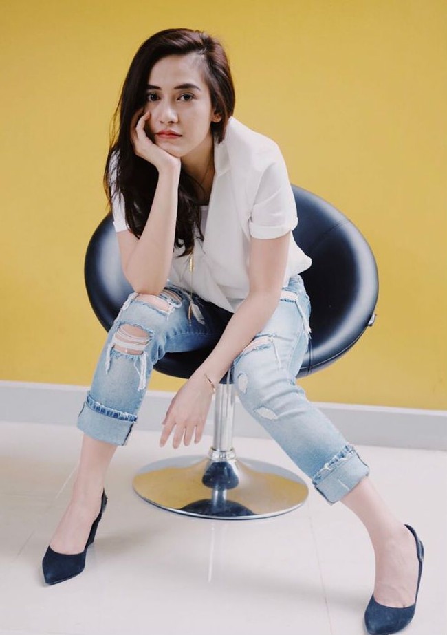 Nadie Tanadie merupakan pemain futsal wanita yang memiliki tinggi 160 cm. Foto: Instagram