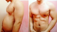 Pria ini menunjukkan suatu pencitraan tubuh hasil dari fitness. Lucunya, ketika di hadapan orang perutnya dibuat sixpack, namun ketika sendiri ternyata buncit. Foto: Instagram