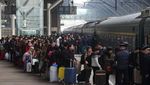 Foto: Begini Kalau Penduduk China Mudik Imlek Bersama